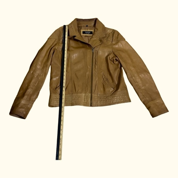 GUESS LOS ANGELES
Womens Distressed Genuine, Leather Motorcycle Moto
Jacket Coat - Picture 11 of 13
